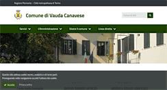 Desktop Screenshot of comune.vaudacanavese.to.it